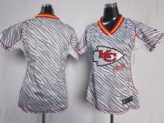 Wholesale Cheap Nike Chiefs Blank Zebra Women's Stitched NFL Elite Jersey