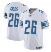 Men's Detroit Lions #26 Jahmyr Gibbs White Vapor Untouchable Limited Football Stitched Jersey