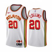 Wholesale Cheap Men's Atlanta Hawks #20 John Collins 2022-23 White Association Edition Stitched Jersey