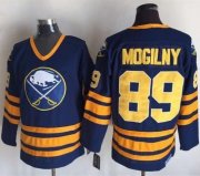 Wholesale Cheap Sabres #89 Alexander Mogilny Navy Blue CCM Throwback Stitched NHL Jersey