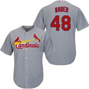 Wholesale Cheap Cardinals #48 Harrison Bader Grey New Cool Base Stitched MLB Jersey