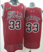 Wholesale Cheap Chicago Bulls #33 Scottie Pippen Red Swingman Jersey