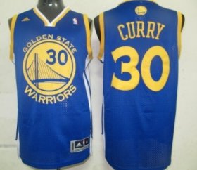 Wholesale Cheap Golden State Warriors #30 Stephen Curry Blue Swingman Jersey