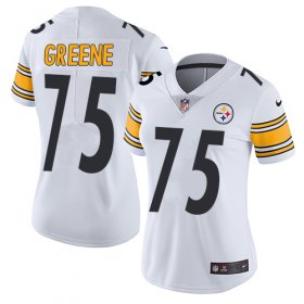 Wholesale Cheap Nike Steelers #75 Joe Greene White Women\'s Stitched NFL Vapor Untouchable Limited Jersey