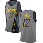 Wholesale Cheap Nike Pacers #12 Tyreke Evans Gray NBA Swingman City Edition Jersey
