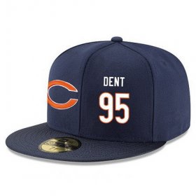 Wholesale Cheap Chicago Bears #95 Richard Dent Snapback Cap NFL Player Navy Blue with White Number Stitched Hat