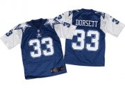 Wholesale Cheap Nike Cowboys #33 Tony Dorsett Navy Blue/White Throwback Men's Stitched NFL Elite Jersey
