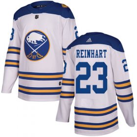 Wholesale Cheap Adidas Sabres #23 Sam Reinhart White Authentic 2018 Winter Classic Youth Stitched NHL Jersey
