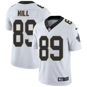 Wholesale Cheap Nike Saints #89 Josh Hill White Men\'s Stitched NFL Vapor Untouchable Limited Jersey
