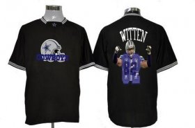 Wholesale Cheap Nike Cowboys #82 Jason Witten Black Men\'s NFL Game All Star Fashion Jersey