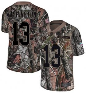 Wholesale Cheap Nike Steelers #13 James Washington Camo Men\'s Stitched NFL Limited Rush Realtree Jersey