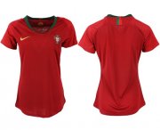 Wholesale Cheap Women's Portugal Blank Home Soccer Country Jersey