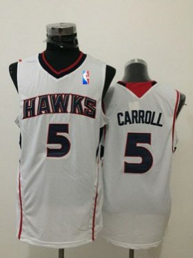 Wholesale Cheap Men\'s Atlanta Hawks #5 DeMarre Carroll White Swingman Jersey