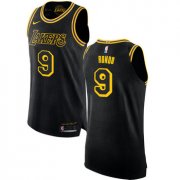Wholesale Cheap Women's Nike Los Angeles Lakers #9 Rajon Rondo Black NBA Swingman City Edition Jersey