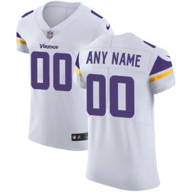 Wholesale Cheap Nike Minnesota Vikings Customized White Stitched Vapor Untouchable Elite Men\'s NFL Jersey