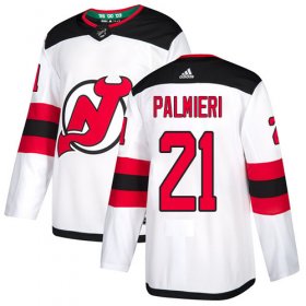 Wholesale Cheap Adidas Devils #21 Kyle Palmieri White Road Authentic Stitched NHL Jersey