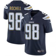 Wholesale Cheap Nike Chargers #98 Isaac Rochell Navy Blue Team Color Men's Stitched NFL Vapor Untouchable Limited Jersey