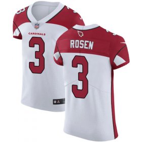 Wholesale Cheap Nike Cardinals #3 Josh Rosen White Men\'s Stitched NFL Vapor Untouchable Elite Jersey