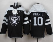 Wholesale Cheap Nike Raiders #10 Seth Roberts Black Player Pullover NFL Hoodie