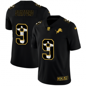 Wholesale Cheap Detroit Lions #9 Matthew Stafford Men\'s Nike Carbon Black Vapor Cristo Redentor Limited NFL Jersey