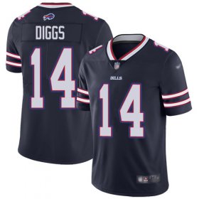 Wholesale Cheap Nike Bills #14 Stefon Diggs Navy Men\'s Stitched NFL Limited Inverted Legend Jersey