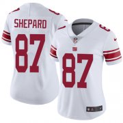 Wholesale Cheap Nike Giants #87 Sterling Shepard White Women's Stitched NFL Vapor Untouchable Limited Jersey