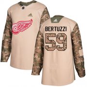 Wholesale Cheap Adidas Red Wings #59 Tyler Bertuzzi Camo Authentic 2017 Veterans Day Stitched Youth NHL Jersey