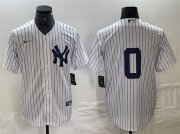 Cheap Men's New York Yankees #0 Marcus Stroman White Cool Base Stitched Baseball Jersey
