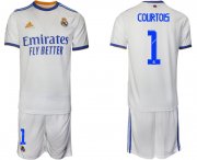 Wholesale Cheap Men 2021-2022 Club Real Madrid home white 1 Soccer Jerseys