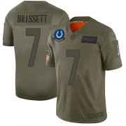 Wholesale Cheap Nike Colts #7 Jacoby Brissett Camo Men's Stitched NFL Limited 2019 Salute To Service Jersey