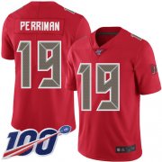 Wholesale Cheap Nike Buccaneers #19 Breshad Perriman Red Men's Stitched NFL Limited Rush 100th Season Jersey