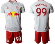 Wholesale Cheap Red Bull #99 Wright-Phillips White Home Soccer Club Jersey