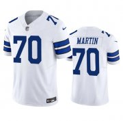 Wholesale Cheap Men's Dallas Cowboys #70 Zack Martin White 2023 F.U.S.E. Limited Stitched Football Jersey