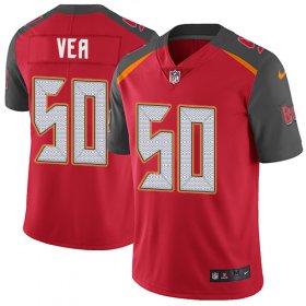 Wholesale Cheap Nike Buccaneers #50 Vita Vea Red Team Color Men\'s Stitched NFL Vapor Untouchable Limited Jersey