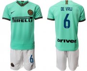 Wholesale Cheap Inter Milan #6 De Vrij Away Soccer Club Jersey