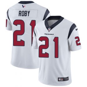 Wholesale Cheap Nike Texans #21 Bradley Roby White Men\'s Stitched NFL Vapor Untouchable Limited Jersey