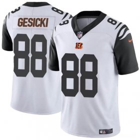 Cheap Men\'s Cincinnati Bengals #88 Mike Gesicki White Vapor Untouchable Limited Stitched Jerseys