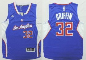 Cheap Los Angeles Clippers #32 Blake Griffin 2014 New Blue Kids Jersey