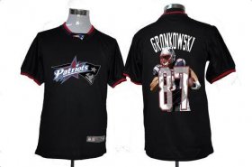 Wholesale Cheap Nike Patriots #87 Rob Gronkowski Black Men\'s NFL Game All Star Fashion Jersey