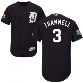 Wholesale Cheap Tigers #3 Alan Trammell Navy Blue Flexbase Authentic Collection Stitched MLB Jersey