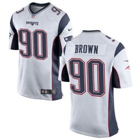 Wholesale Cheap Nike Patriots #90 Malcom Brown White Youth Stitched NFL New Elite Jersey