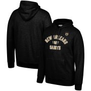 Wholesale Cheap New Orleans Saints Mitchell & Ness Team History Pullover Hoodie Black