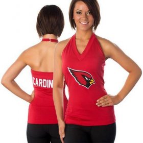 Wholesale Cheap Women\'s All Sports Couture Arizona Cardinals Blown Coverage Halter Top