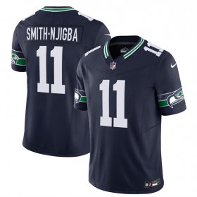 Wholesale Cheap Men\'s Seattle Seahawks #11 Jaxon Smith-Njigba 2023 F.U.S.E. Navy Limited Football Stitched Jersey