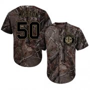 Wholesale Cheap Astros #50 Charlie Morton Camo Realtree Collection Cool Base Stitched MLB Jersey