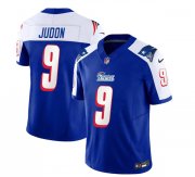 Wholesale Cheap Men's New England Patriots #9 Matthew Judon Blue White 2023 F.U.S.E. Vapor Limited Football Stitched Jersey