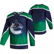 Wholesale Cheap Vancouver Canucks Blank Green Men's Adidas 2020-21 Reverse Retro Alternate NHL Jersey