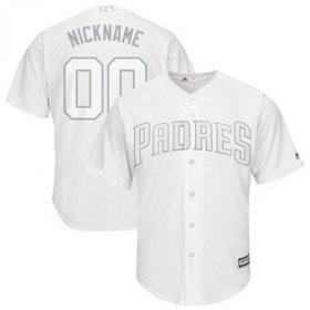 Wholesale Cheap San Diego Padres Majestic 2019 Players Weekend Cool Base Roster Custom Jersey White