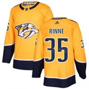 Wholesale Cheap Adidas Predators #35 Pekka Rinne Yellow Home Authentic Stitched Youth NHL Jersey