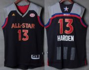 Wholesale Cheap Men's Western Conference Houston Rockets #13 James Harden adidas Black Charcoal 2017 NBA All-Star Game Swingman Jersey
